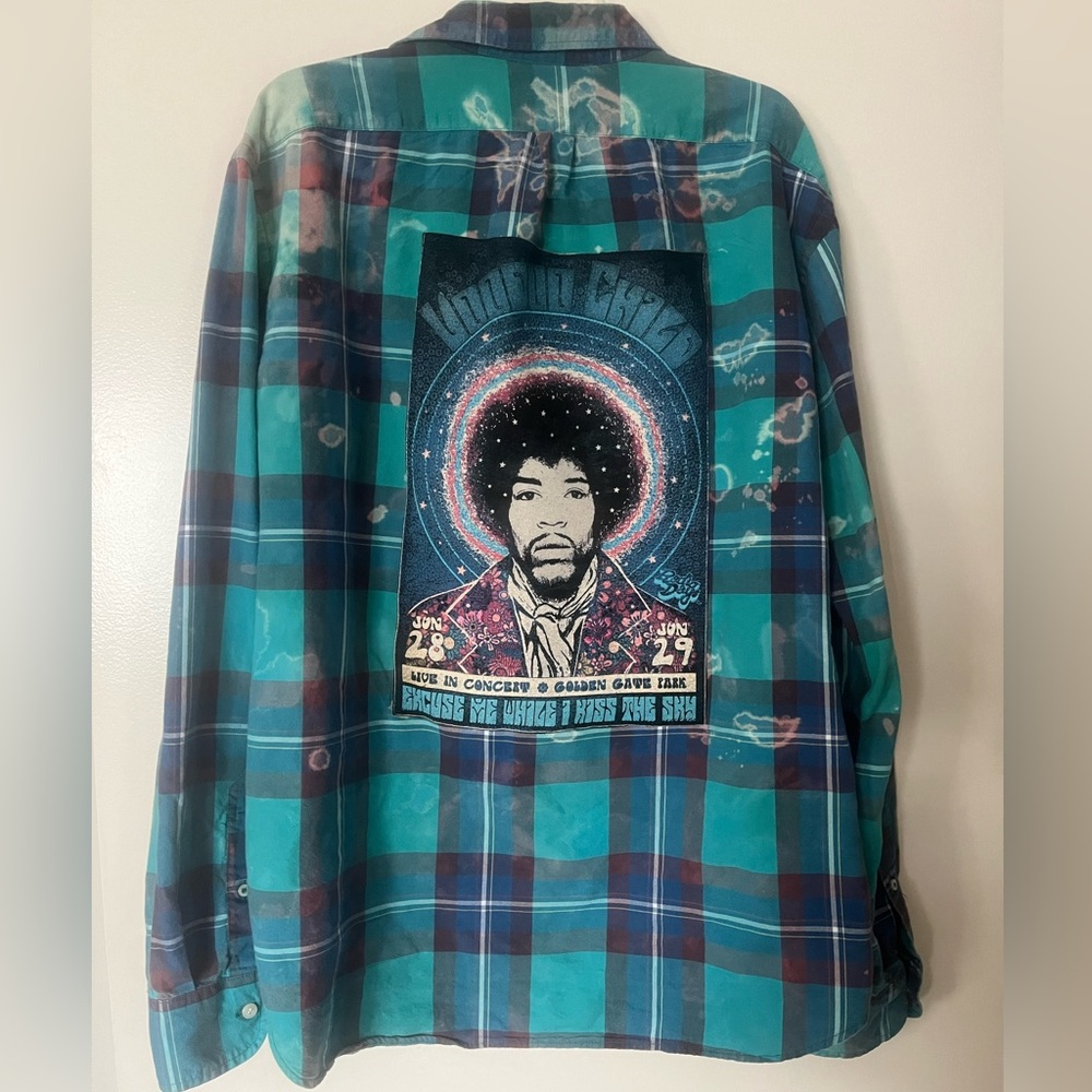 Jimi Hendrix Reimagined Flannel Shirt